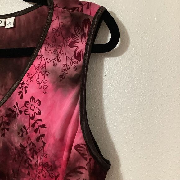 Cato Whimsygoth Romantic Dark Fairy Grunge Ruffle Gothic Velvet Detail Blouse XL - Picture 3 of 12